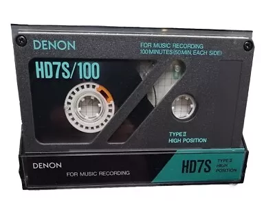 Kaufen ⭐️ 1x DENON HD7S / 100 Type II Tape Kassette (Top Zustand)  Vintage 1990 • 19.90€