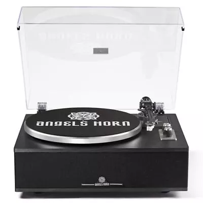 Kaufen ANGELS HORN Bluetooth Vinyl-Plattenspieler | 2-Geschwindigkeits-Plattenspieler M • 139.90€