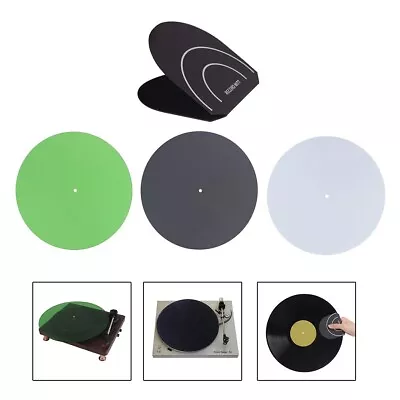Kaufen Acryl Slippermatte Für 12   Vinyl LP Schallplattenspieler Vinyl 3 Mm Antistatis • 24.03€