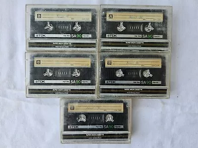 Kaufen TDK SA90 Audiokassetten Kassetten Musikkassetten, 5 Stück Bespielt Leerkassette • 3.99€