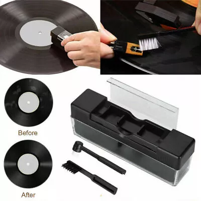 Kaufen 3in1 Vinyl Schallplatten Und Nadel Reinigungs-Set, Plattenbürste, Carbonbürste • 10.99€