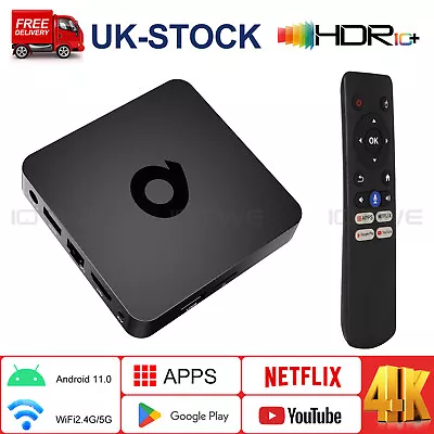 Kaufen Neu Smart TV BOX 4+32GB BT5.2 Android 11.0 Ethernet 5G DUAL WLAN 4K Media Stream • 43.99€