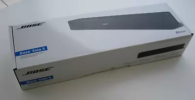 Kaufen Bose® Solo 5 TV Sound System Schwarz Bluetooth Soundbar Fernbedienung NEU OVP . • 150€