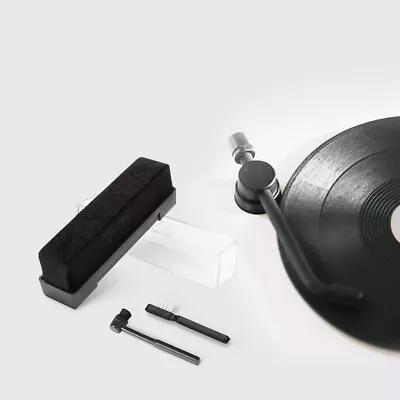 Kaufen 3in1 Schallplatten Und Nadel Reinigungs-Set, Plattenbürste, Carbonbürste XY • 8.32€