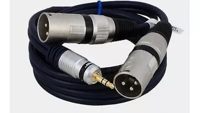 Kaufen Kabelverbindung 2x XLR-Stecker/Klinke 3,5 Stereo-Stecker MK32/A /3m/ /T2DE • 32.07€