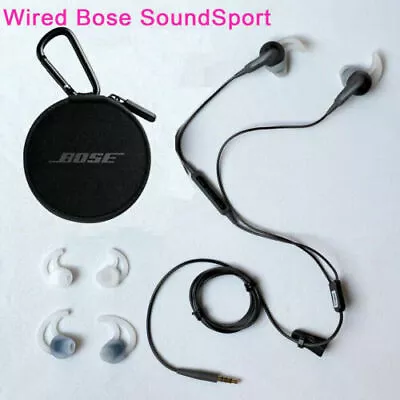 Kaufen Bose SoundSport For Apple Headphones In-ear Wired 3.5mm Jack Charcoal - Black • 37.47€