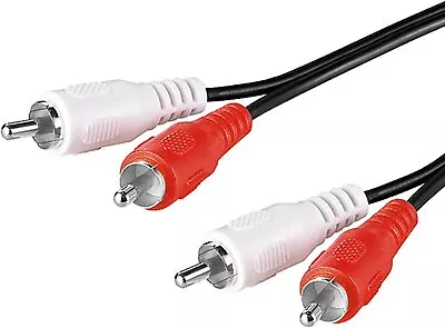 Kaufen Goobay 50341 Cinch-Kabel 20m Stereo Für Subwoofer HiFi Verstärker RCA Schwarz • 14.79€