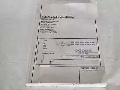 Kaufen Auflösung: Harman Kardon AVR 235 Audio Video Receiver Bedienungsanleitung • 10.99€