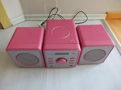 Kaufen Soundmaster Mini-Stereoanlage, CD, Mit USB, Rosa, MCD360, Gebraucht • 25€