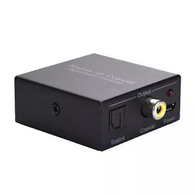 Kaufen 2-Wege Digital Coax Koaxial SPDIF Zu Toslink Optical Audio Konverter Adapter • 16.68€