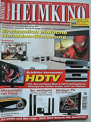 Kaufen Heimkino 11/08, Mitsubishi Hc 7000,mordaunt Alumni 5.2,teufel Lt 2+r Set 1,audio • 7.92€