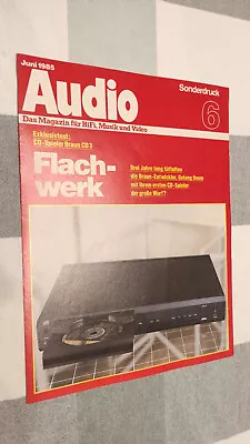 Kaufen Braun CD 3 Sonderdruck 6 Audio Juni 1985 Exclusivtest • 25€