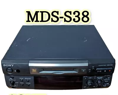 Kaufen Sony MDS-S38 Schwarz Md Deck Minidisc Recorder W / Fernbedienung Aktiv • 154.24€