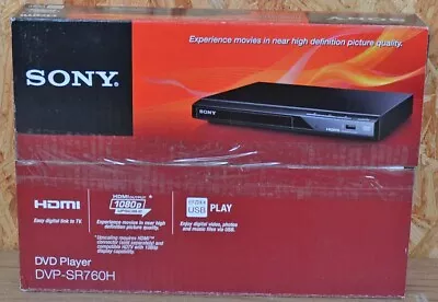 Kaufen Sony DVP-SR760 DVD-Player Mit HDMI Und USB Sehr Platzsparend ~schwarz~ B-Ware • 36.99€