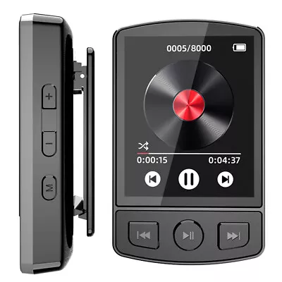 Kaufen Tragbarer MP3-Player Mit BT5.0-Digitalbildschirm Mit FM Radio Audio E-Book • 26.42€