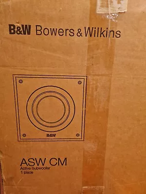 Kaufen B&W ASW CM Leerkarton Ggf. Bowers & Wilkins ASW 675 Subwoofer HIFI Audio • 25€