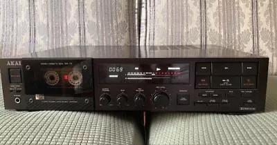 Kaufen AKAI GX-73 Stereo-Kassettendeck 3-Kopf-Tonbandgerät 100 V Getestet Und... • 338.08€