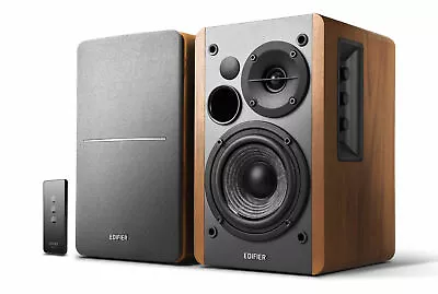 Kaufen Aktives R1280T 2.0 HiFi Regal Lautsprecherpaar Wood Inkl. Infrarot-Fernbedienung • 111€