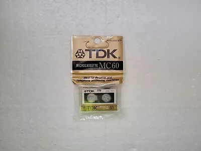Kaufen Audio Microcassette TDK MC 60 - Micro Kassetten 60min New & Sealed • 4.99€