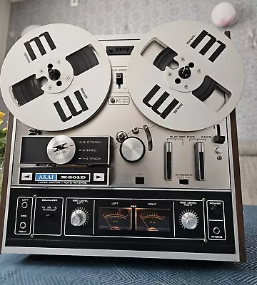 Kaufen Akai X-201D Cross-field Tape Reel To Reel Tonbandgerät 4 Spur 3 Motoren JAPAN  • 229€