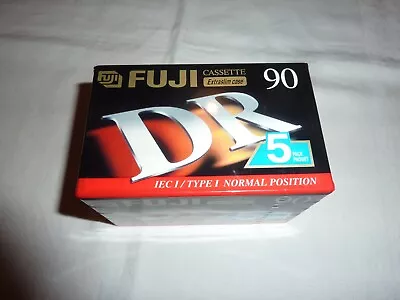 Kaufen AUDIO TAPE  / FACTORY SEALED / FUJI DR 90 Von 2001 / 5 PACK • 5.99€