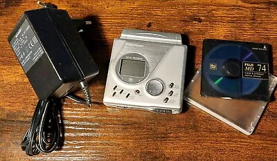 Kaufen SHARP MD MT90H Portable MiniDisc Recorder Sans Télécommande Fonctionnel Bon état • 89€