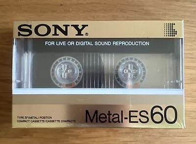 Kaufen SONY Metal-ES 60 Type MC Audio Cassette Tape Japan Neu OVP Sealed • 55€