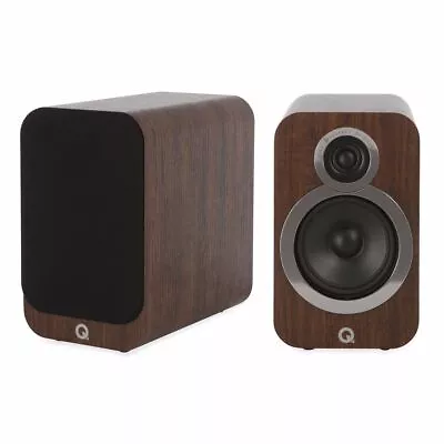 Kaufen Q-Acoustics 3020i Regal-Lautsprecher Walnuss - Paarpreis! (UVP: 399,- €) • 339€