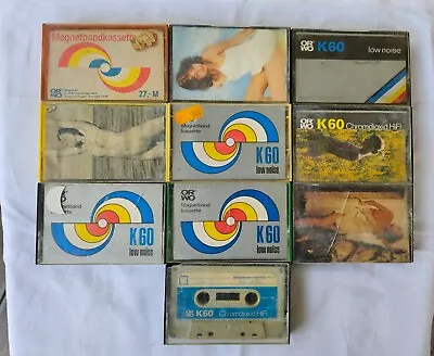 Kaufen 10 Stück ORWO Musikkassette MC Leerkassette Konvolut *Paket 3* • 12.99€