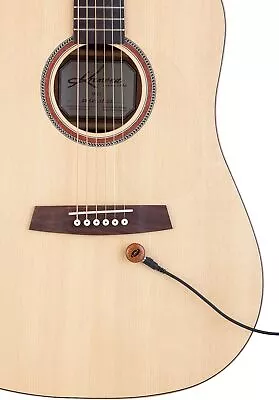 Kaufen KNA Universal Tonabnehmer UP-1 Rund Für Gitarre Violine Mandoline + Kabel NEU • 43.69€