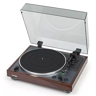 Kaufen Thorens TD 102 A Walnuss Hochglanz, Vollautomatisch Incl. AT VM95E - • 648€