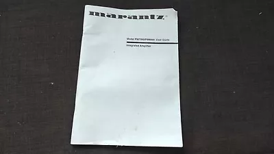 Kaufen Marantz PM7000 PM 8000 Amplifier User Manual Gebrauchsanweisung • 12€