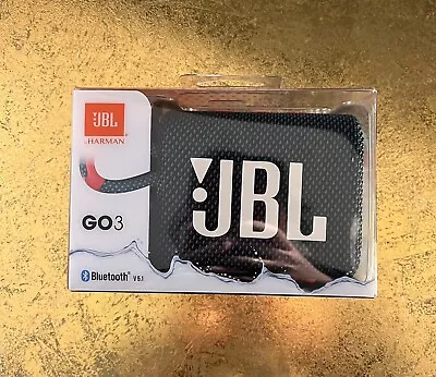 Kaufen JBL GO 3 Bluetooth Lautsprecher Wireless Mini Speaker Wasserfest Staubfest Akku • 30€
