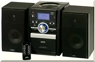 Kaufen D AEG 4432 Stereo Anlage CD MP3 Musik Player USB Slot Radio Kassettenfach Mängel • 24.95€