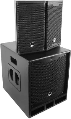 Kaufen Omnitronic MAXX-1206DSP 2.1 Aktiv PA System Mobil DSP 450W DJ Bluetooth Schwarz • 640€