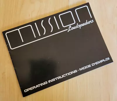 Kaufen Mission Loudspeakers / Speakers - Owners Manual - • 6.50€