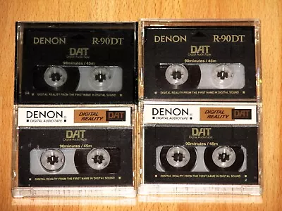 Kaufen 4x DENON - DAT  Digital Audio Tape - R-90 DT • 35€