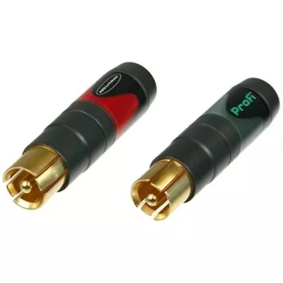 Kaufen NEUTRIK Cinch Stecker Profi (Paar) NF 2 CB-2 | Neu • 25€