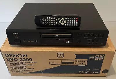 Kaufen DENON DVD-2200 DVD Audio-Video/ Super Audio CD-Player / DVD-Player + FB #49 • 199.99€