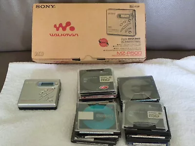 Kaufen Sony Minidisc MZ- R500 Player Mit 14 MiniDisc Neuwertig • 150€