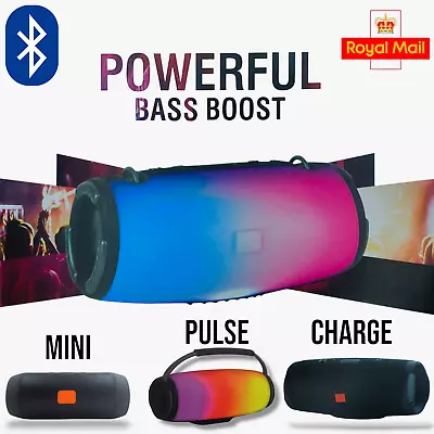Kaufen Bluetooth Lautsprecher Tragbare Wireless Soundbox Wasserdicht AUX-KARTE FM USB NEU • 41.50€