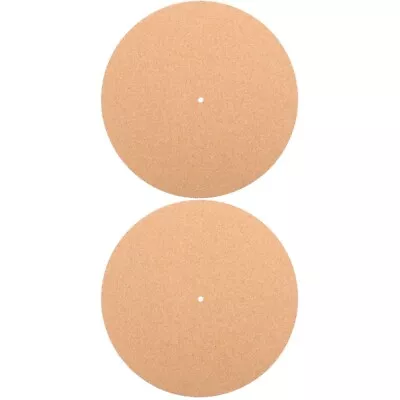 Kaufen 2x Plattenteller Matte Plattenspieler-Slipmat Kork-Plattenspielermatte • 12.88€