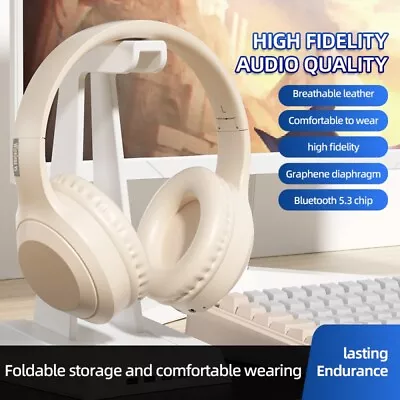 Kaufen Bluetooth 5.1 Kopfhörer Over Ear Kabellos HiFi Stereo Wireless Headset Faltbare • 14.99€