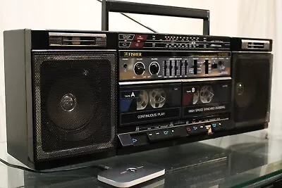 Kaufen Fisher Ph-w701l Stereo Radio Cassette Recorder Ghettoblaster Boombox + Bluetooth • 195€