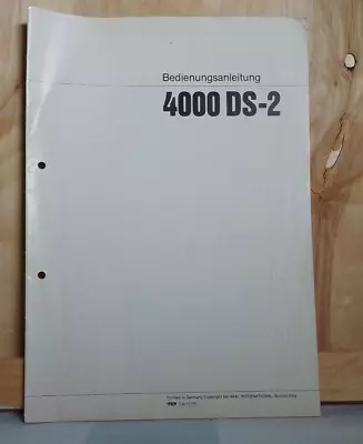 Kaufen AKAI GX-4000 DS-2 Reel Machine Tonbandgerät Owner's Manual Bedienungsanleitung • 18€