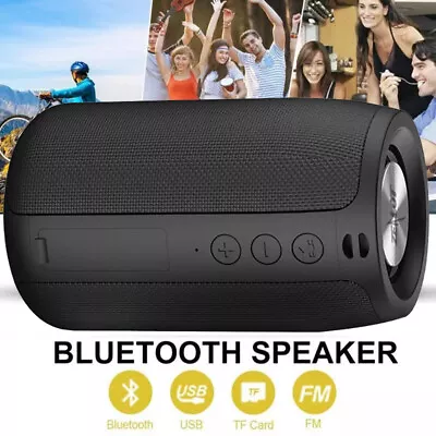 Kaufen Tragbarer Wireless Bluetooth Lautsprecher Subwoofer SD TF USB Musicbox Stereo DE • 18.90€