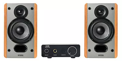 Kaufen Edifier P12 Passiv Regallautsprecher Set Inkl. HiFi Verstärker 4  Stereoanlage • 136€