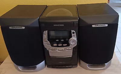 Kaufen Mini - Stereoanlage Grundig  UMS 11 Mit Boxen , CD Radio Kassette, Vintage • 38€
