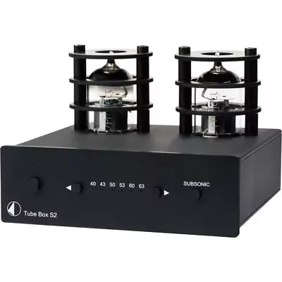 Kaufen Pro-Ject Tube Box S2 SII MM/MC Schwarz Phono-Vorverstärker VERPACKUNGSSCHADEN • 359€