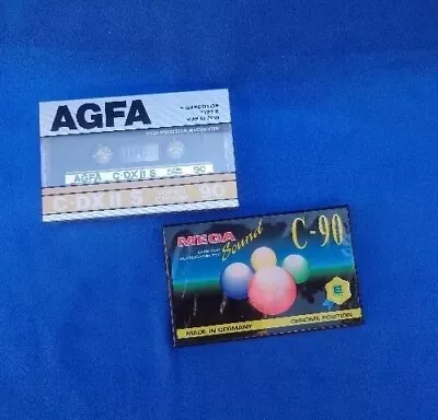Kaufen 2x Musikkassetten Neu Original Verpackt - AGFA / MEGA Sound Von Edeka • 10€